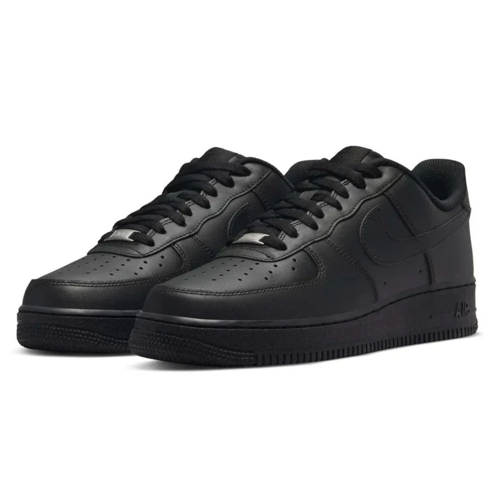 Nike Air Force 1 Low '07 Triple Black Mens Size 10 Black Sneaker CW2288-001 NEW